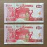 Zambia 2x50 Kwacha 2008 Consecutive Banknotes Image 2