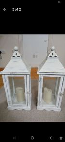 Two Large Candle lanterns