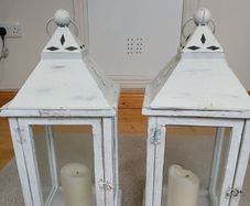 Two Large Candle lanterns