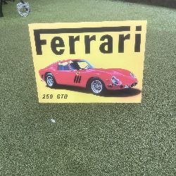 Ferrari 250 GTO Aluminium Sign
