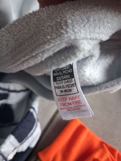 bundle of fleece pyjamas