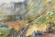 black valley watercolour