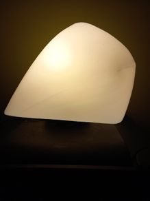 white table lamp