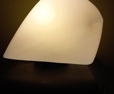 white table lamp