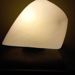 white table lamp