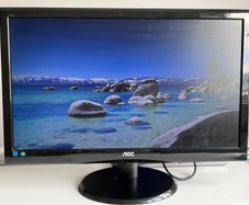 AOC E2450SWH 23.6 Inch 1920 x 1080 Pixels LED Monitor with VGA Port, HDMI Port (Black)