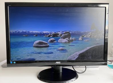 AOC E2450SWH 23.6 Inch 1920 x 1080 Pixels LED Monitor with VGA Port, HDMI Port (Black)