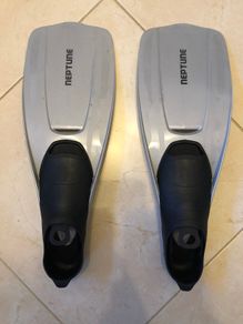 Fins for children with net bag, size EU - 33