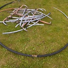 Trampoline poles