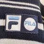 Fila 73 Vintage Mens Knitted Striped Jumper Navy White Sweater Size XL Image 7