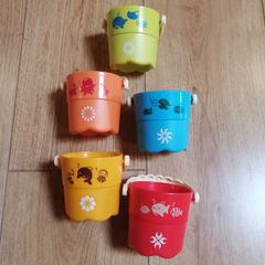 Baby Stacking Toys Buckets 5Pc