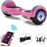 Self-Balancing Electric Scooter Hoverboard 6.5 Inch Bluetooth Speaker With Two Wheels Skateboard Pink Image 2