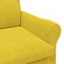 Armchair Yellow Velvet Image 7