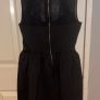 Black dress with mesh panels Image 3