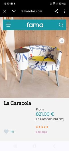 Modern Retro style Fama seat