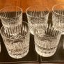 7 Original Waterford Crystal Maeve Tumblers, Mint, 1970s Image 5