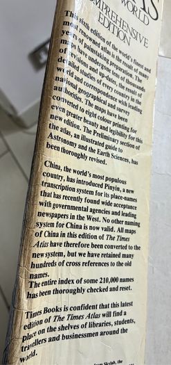 Atlas of The World -Comprehensive Edition