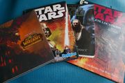 Vintage Star Wars and War Craft books