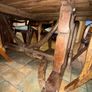 Dining table with 6 chairs genuine oak Image 6