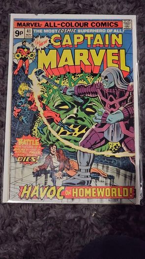Captain Marvel Comics Lot Bundle