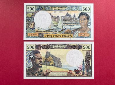 French  Pacific  Territories  500 Francs.   ( UNCIRCULATED )  2009. Pick 1f.