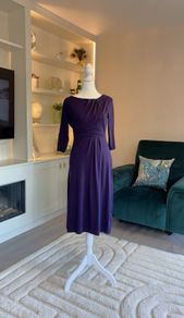 Brand-New Ladies Purple Dress from L.K. Bennett London. Size UK 8 / EU 36