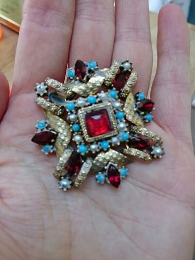 Fun colourful brooch
