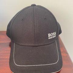 Hugo Boss black baseball cap with logo one size adjustable
