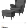 IKEA Strandmon Armchair and Footstool Image 3