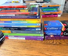 Junior and senior cycle books and stationary
