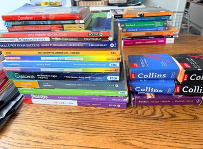 Junior and senior cycle books and stationary