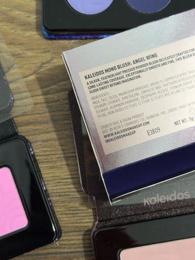 kaleidos blushers and palette new