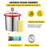 3 CFM 1/4HP Vacuum Pump & 13L Vacuum Chamber Kit for HVAC A/C Refrigeration Image 2