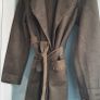 MADISON khaki midi length coat with stud detail open front with tie Sz L (12-16 UK) - Rrp 289 (New) Image 4