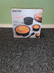Salter 3 Piece Round Pan Set
