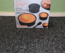 Salter 3 Piece Round Pan Set