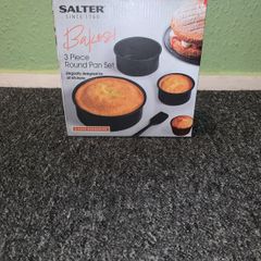 Salter 3 Piece Round Pan Set