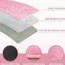 Rugs Living Room Large 160x230cm, Pink Bedroom Rug Fluffy Faux Fur Carpets, High Pile Soft Rug Non Shedding, Modern Non Slip Area Rugs Image 3