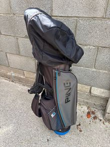 Ping Carry Bag, 2 Trolleys and Old Spalding set