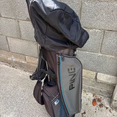 Ping Carry Bag, 2 Trolleys and Old Spalding set