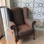 Queen Anne wing back chair Image 2