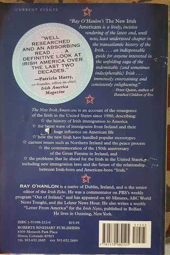 The New Irish Americans by Ray O'Hanlon