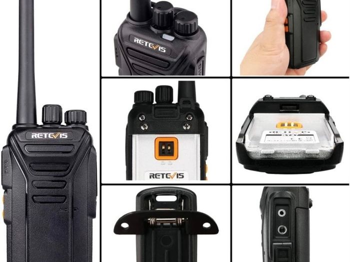 Walkie Talkie, Walkie Talkies with 6 Way Charger, PMR446 License-free, 16 Channels, VOX, Two Way Radio for School, Factory, Security (FREE POSTAGE)