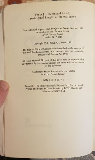 Biographers And The Art Of Biography by Ulic O'Connor