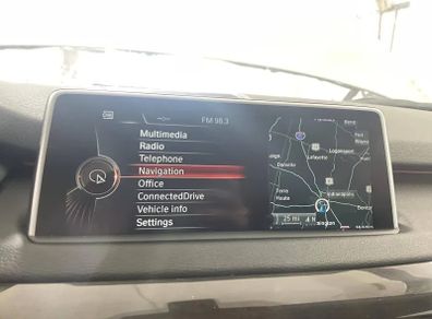 2016 BMW X5 Infotainment Display Screen Front Dash 10.25" | White | OEM