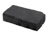 Black Limestone Sawn Natural Cobble 20x10x4cm
