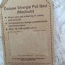 BRAND NEW Waggy Tails Sherpa Pet Bed, Medium Image 3