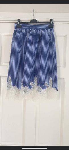 zara midi skirt new
