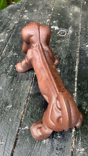 Vintage Cast Iron Sausage Dog Boot Scraper