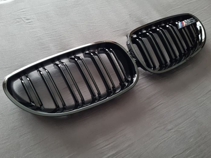 BMW 5 Series E60 E61 Kidney Grilles With M5 Badge Brand New